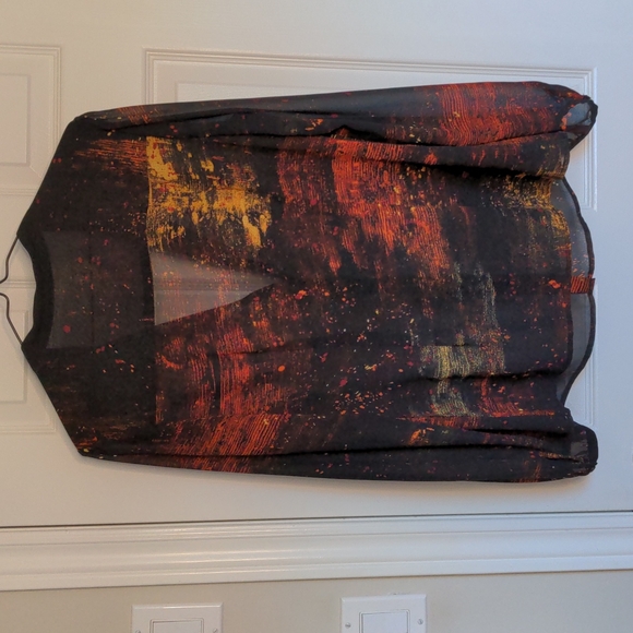 S-M Sheer Blouse Vivian Tam - Picture 10 of 12